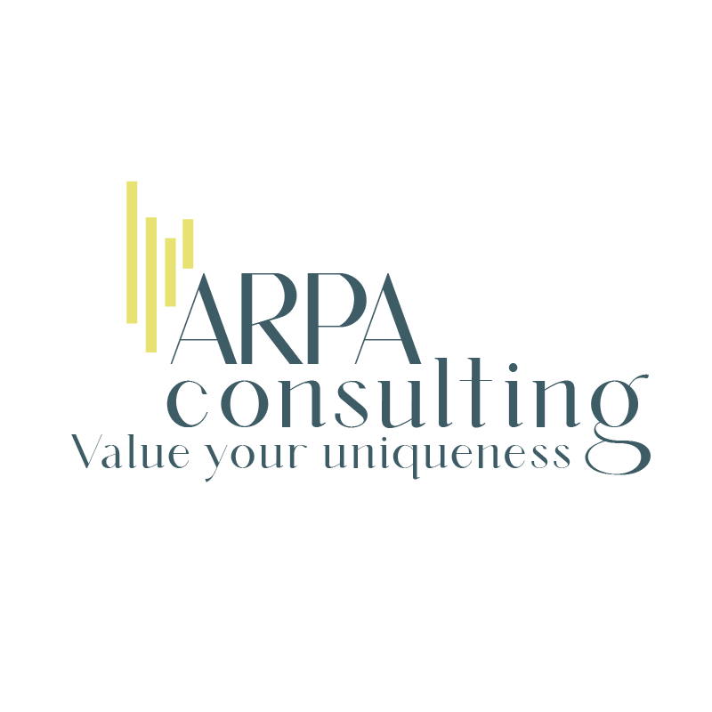 arpa consulting logo blu